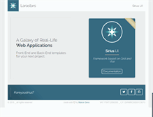 Tablet Screenshot of larastars.com
